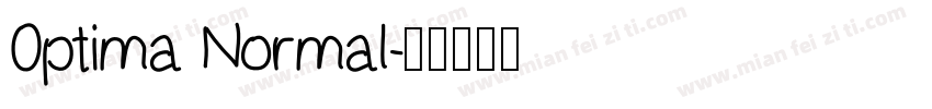 0ptima Normal字体转换